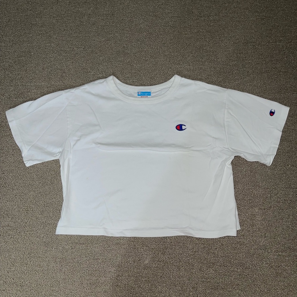 Champion cropped t shirt
